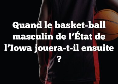 Quand le basket-ball masculin de l’État de l’Iowa jouera-t-il ensuite ?